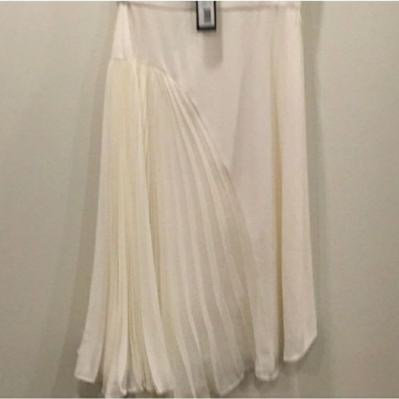 One Shoulder Asymmetric Dress Eggshell - Picture 8 of 8